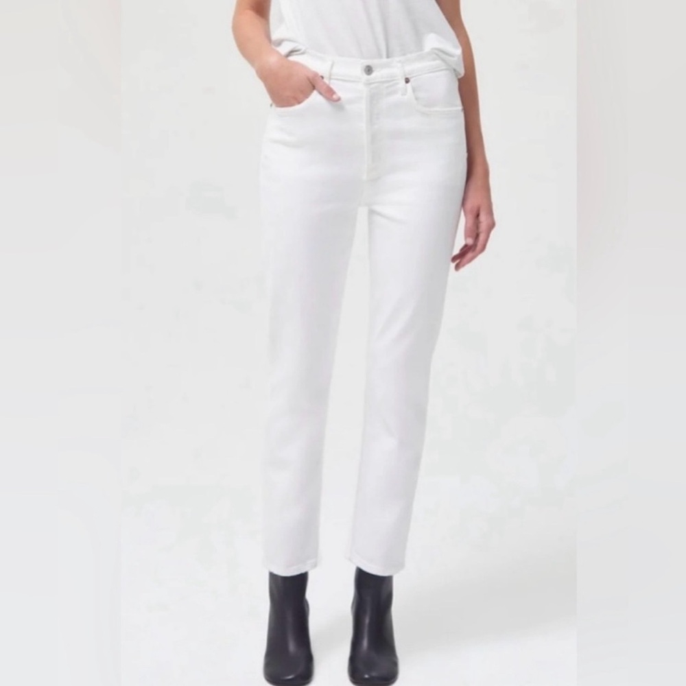 AGOLDE Riley High Waist Crop Jeans Size 26